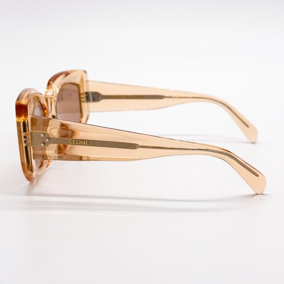 NEW CELINE CL40277F 42J WOMEN ORANGE BROWN SUNGLASSES CELINE - Picture 9 of 13